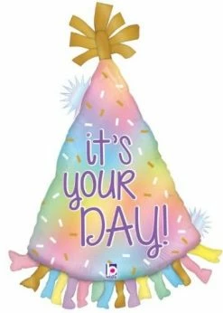 Funny Balloons Usa Foil Balloons Opal Party Hat It's Your Day 35960