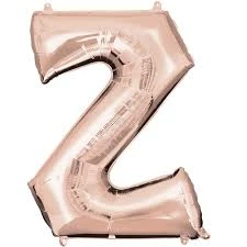 Funny Balloonsusa Rose Gold Z Giant Letter 3658901 - 34 In