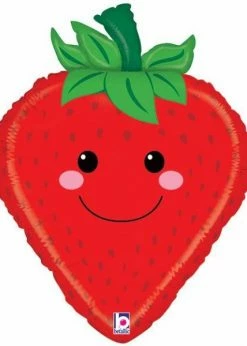 Funny Balloons Usa Foil Balloons Produce Pal Strawberry 55247
