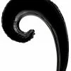 Funny Balloonsusa Black Kurly Wave 19934-DCF Foil Balloons
