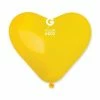 Funny Balloons Usa CR10: #002 Yellow Heart Shape 560206 Latex Balloons