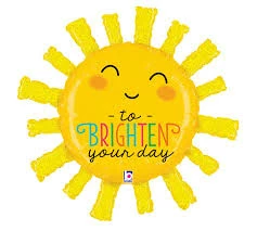 Funny Balloonsusa Foil Balloons Glittering Bright Sun 35693