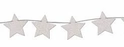 Funny Balloons Usa 3D Mini Banner Diamond Silver Star 97032 Accessories