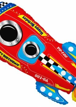 Funny Balloons Usa Foil Balloons Happy Birthday Rocket Ship 15935-28