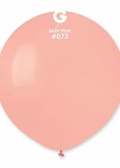 Funny Balloons Usa Latex Balloons G150: #073 Baby Pink 157352 Standard Color 19 In