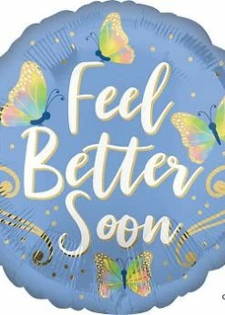 Funny Balloonsusa Foil Balloons Feel Better Butterflies 4168901