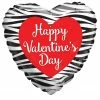 Funny Balloonsusa Happy Valentine's Day Zebra Foil Balloons