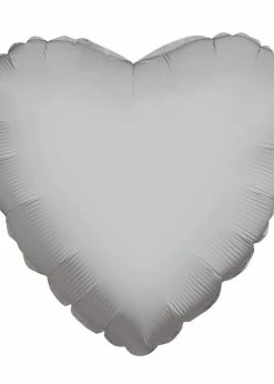Funny Balloons Usa Mini Silver Heart 34109 - 04 Foil Balloons
