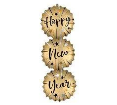 Funny Balloonsusa Satin Infused HNY Bursts 4205901