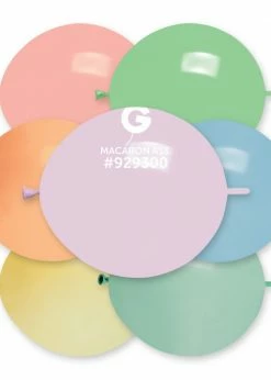 Funny Balloons Usa GL13: Macaron Ass. 929300 - 13 In Latex Balloons