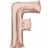 Funny Balloonsusa Rose Gold F Letter 3745701 - 16 In