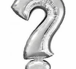 Funny Balloonsusa ? Symbol Silver 3300901 - 34 In Foil Balloons