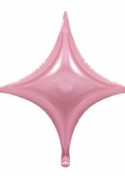 Funny Balloons Usa Mini 4 Point Pink Star 07075