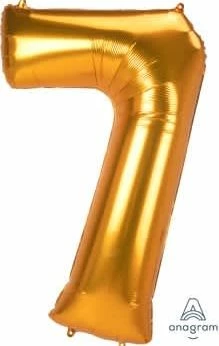 Funny Balloonsusa 7 Jumbo Gold 389167 - 53 In