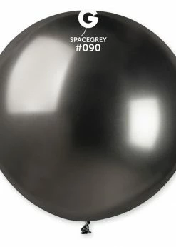 Funny Balloons Usa GB30: #090 Shiny Space Grey 342963 Shiny Balloons