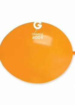 Funny Balloons Usa GL6: #004 Orange 060416 - 6 In Latex Balloons