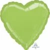 Funny Balloonsusa Foil Balloons Metallic Lime Green Decor Heart 07127