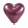 Funny Balloons Usa CRB120: #091 Shiny Pink Heart Shape 199154 Shiny Balloons