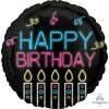 Funny Balloonsusa Neon Birthday Candles 4178701