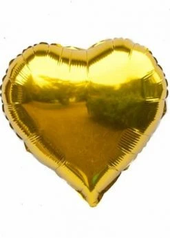 Funny Balloons Usa Foil Balloons Mini Gold Heart 34108 - 09F