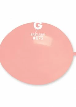 Funny Balloons Usa GL6: #073 Baby Pink 067316 - 6 In Latex Balloons