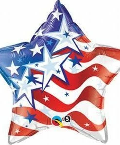Funny Balloonsusa Foil Balloons Stars And Stripes Forever 23795