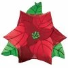 Funny Balloonsusa Satin Poinsettia 4334301 Foil Balloons