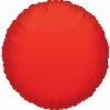 Funny Balloonsusa Red Round 17422-18 Foil Balloons
