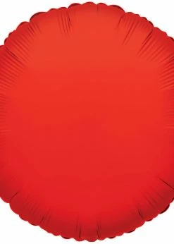 Funny Balloonsusa Red Round 17422-18 Foil Balloons