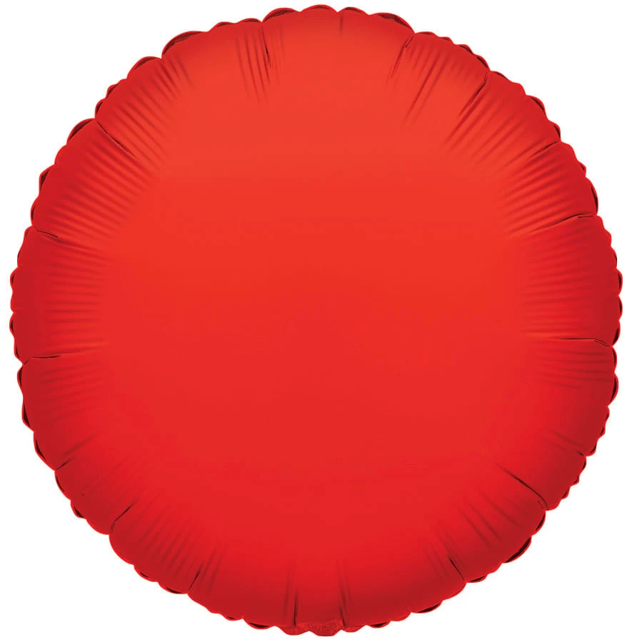 Funny Balloonsusa Red Round 17422-18 Foil Balloons 3 Funny Balloonsusa Red Round 17422-18 Foil Balloons