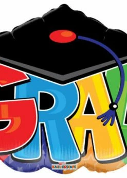 Funny Balloonsusa Grad Cap 85225-28