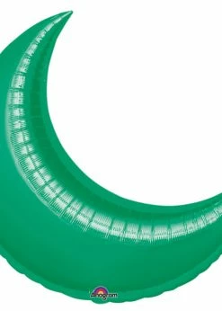 Funny Balloons Usa Green Crescent 1777699 - 17 In Foil Balloons