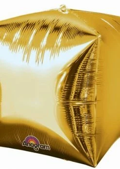Funny Balloonsusa Foil Balloons Cubez Gold 2833699