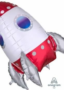 Funny Balloonsusa Foil Balloons Rocket Ship 4119401