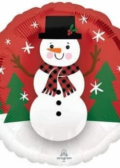 Funny Balloonsusa Smiley Snowman 4334501