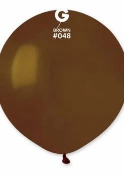 Funny Balloons Usa G150: #048 Brown 154856 Standard Color 19 In Latex Balloons