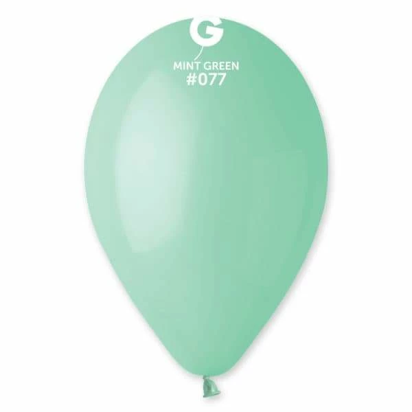 Funny Balloons Usa Latex Balloons G110: #077 Mint Green 117707 Standard Color 12 In 3 Funny Balloons Usa Latex Balloons G110: #077 Mint Green 117707 Standard Color 12 In
