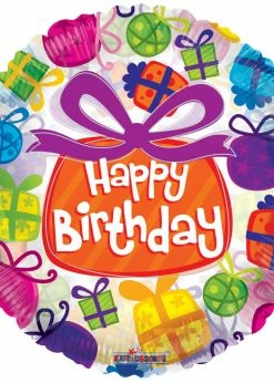 Funny Balloons Usa Happy B-Day Present 15130-18