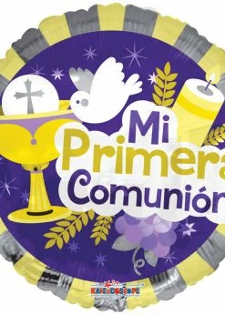 Funny Balloonsusa Primera Comunión Dove 15092-18 Foil Balloons