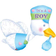 Funny Balloonsusa Foil Balloons Stork It's A Boy Shape 3 Funny Balloonsusa Foil Balloons Stork It's A Boy Shape