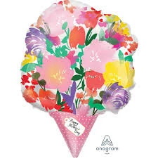 Funny Balloons Usa HMD Watercolor Bouquet 4086801