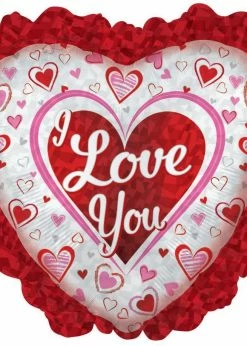 Funny Balloonsusa I Love You Prism Ruffle 234114