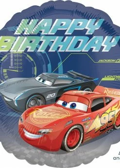 Funny Balloons Usa Car 3 Happy Birthday 35366