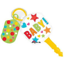 Funny Balloonsusa Baby Keys 3082901 Foil Balloons