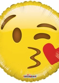 Funny Balloonsusa Foil Balloons Emojis Smiley Kiss 35359-18