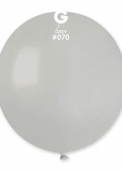 Funny Balloons Usa G150: #070 Grey 157055 Standard Color 19 In