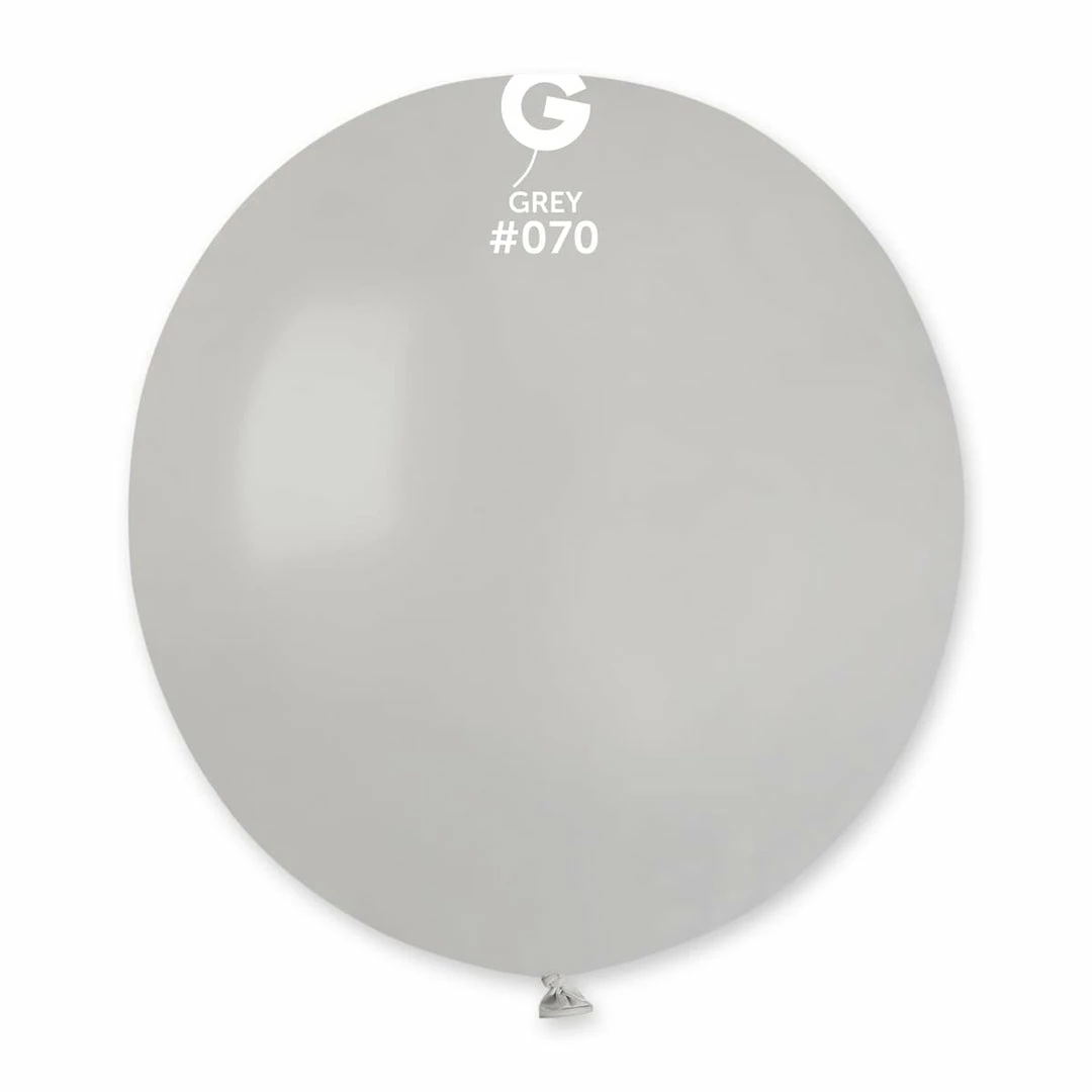 Funny Balloons Usa G150: #070 Grey 157055 Standard Color 19 In 3 Funny Balloons Usa G150: #070 Grey 157055 Standard Color 19 In