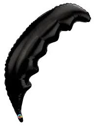 Funny Balloons Usa Foil Balloons Palm Frond Black 10391