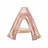 Funny Balloonsusa Rose Gold A Letter 3745201 Foil Balloons