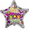 Funny Balloonsusa Best Mom Ever 84300-18 Foil Balloons